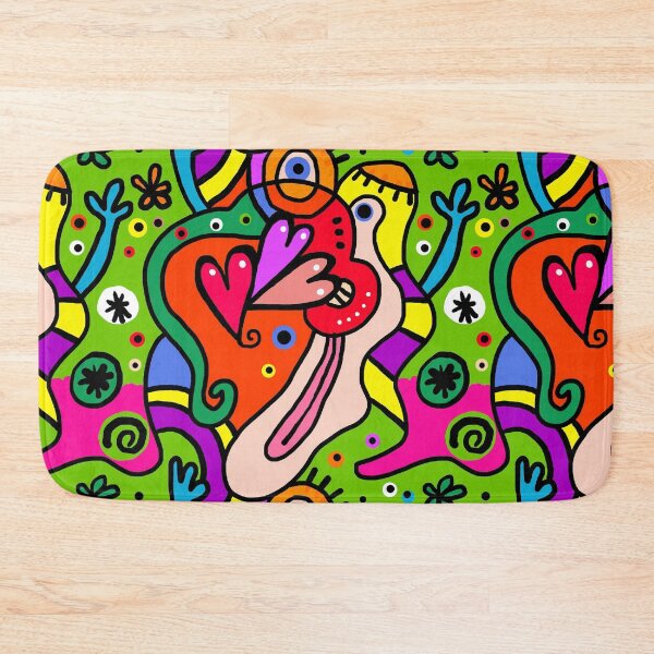 Item preview, Funny Colorful Cubist Abstract Art designed and sold by Aurorapod.