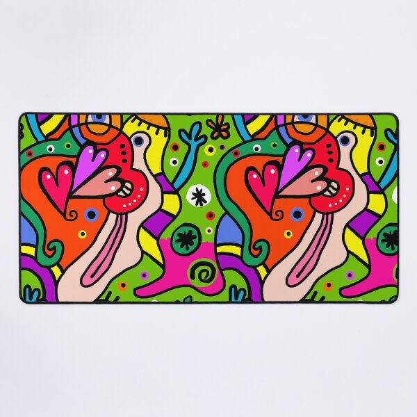 Item preview, Funny Colorful Cubist Abstract Art designed and sold by Aurorapod.