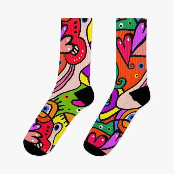 Item preview, Funny Colorful Cubist Abstract Art designed and sold by Aurorapod.