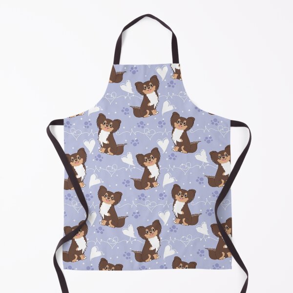 Item preview, LOVE Long Haired Chocolate Tricolor Chihuahua 2 designed and sold by Lulupainting.