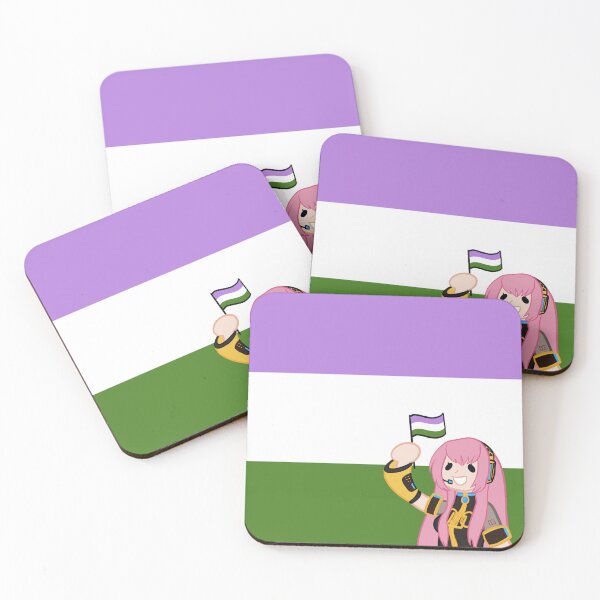 Item preview, Genderqueer Flag Luka Megurine designed and sold by Vee-s-World-111.