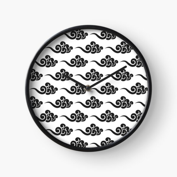 Item preview, Black Chinese Clouds Pattern designed and sold by Ayoub14.