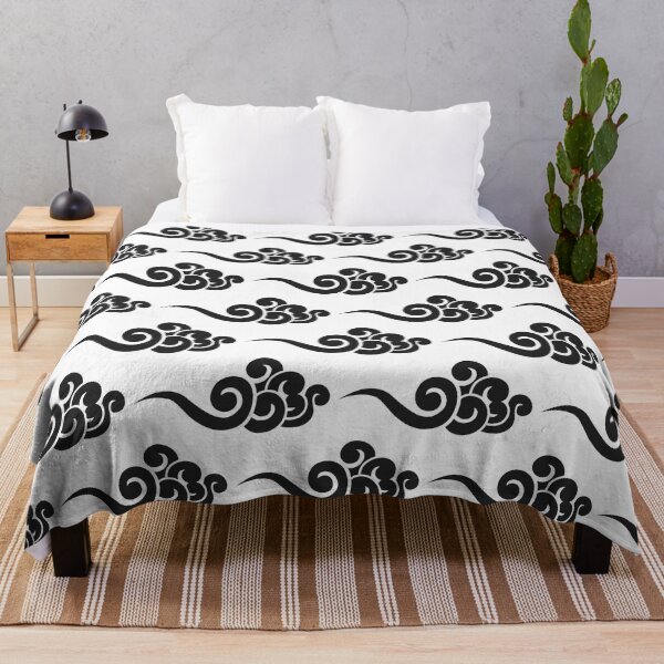 Item preview, Black Chinese Clouds Pattern designed and sold by Ayoub14.
