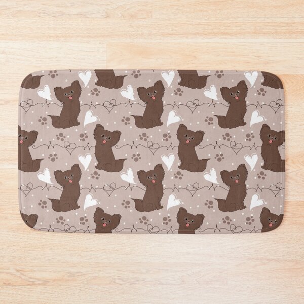 Item preview, LOVE Long Haired Chocolate Chihuahua  designed and sold by Lulupainting.