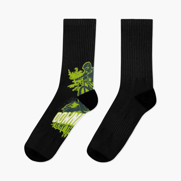 Item preview, Mountain Bike Downhill Is My Thrill Sticker designed and sold by verarheaf9.