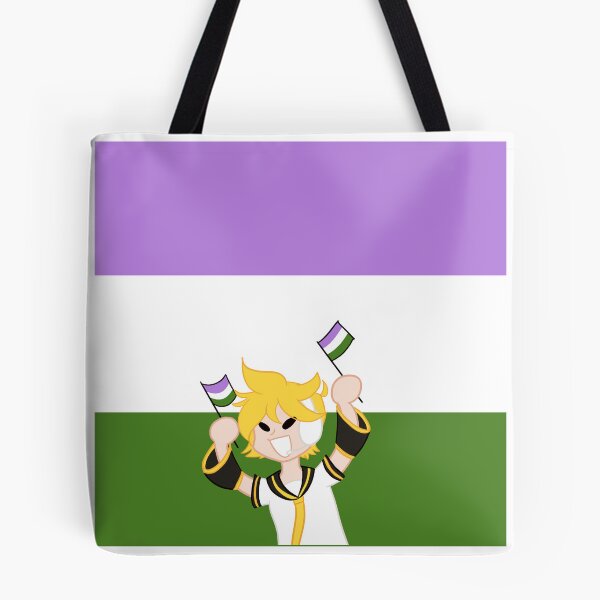 Item preview, Genderqueer Flag Len Kagamine designed and sold by Vee-s-World-111.