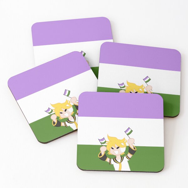 Item preview, Genderqueer Flag Len Kagamine designed and sold by Vee-s-World-111.