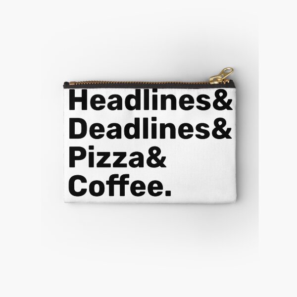 Item preview, Headlines, Deadlines, Pizza & Coffee | journalism  designed and sold by BopleDesigns.