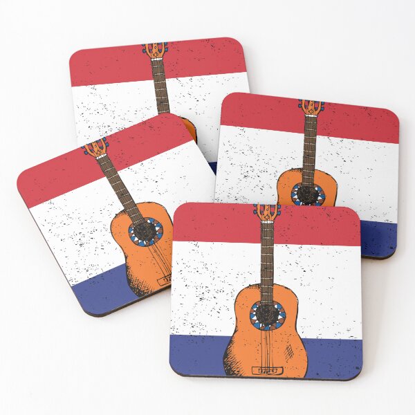 Item preview, Country Music Retro Vintage Guitar Netherlands designed and sold by pretty4u.
