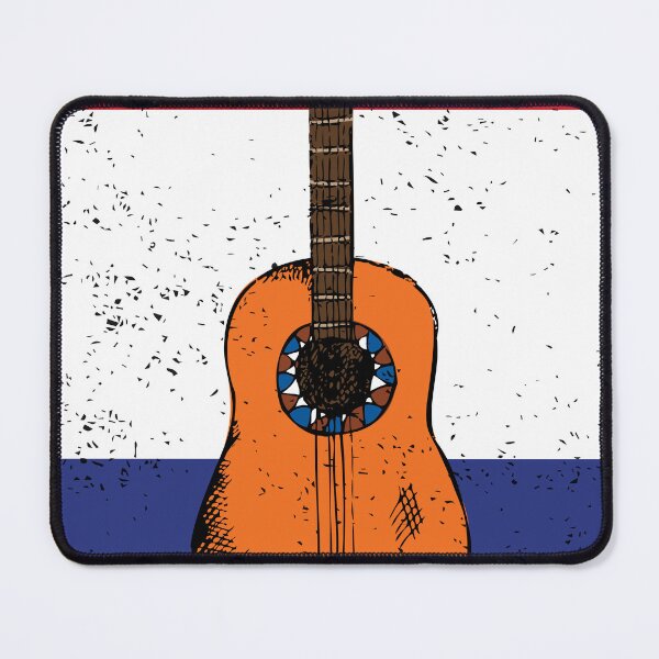 Item preview, Country Music Retro Vintage Guitar Netherlands designed and sold by pretty4u.