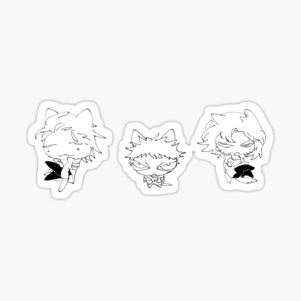 Kitty Vergil Chair Sticker for Sale by H0RRIBLE