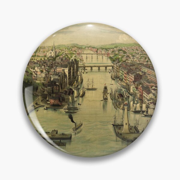 Item preview, Oswego, New York (1855) designed and sold by allhistory.