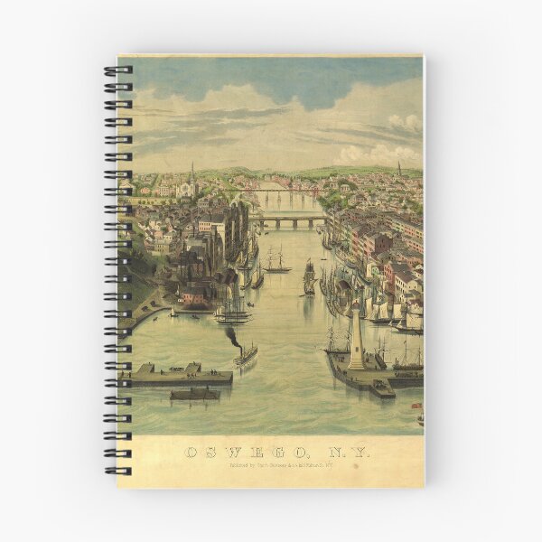 Item preview, Oswego, New York (1855) designed and sold by allhistory.