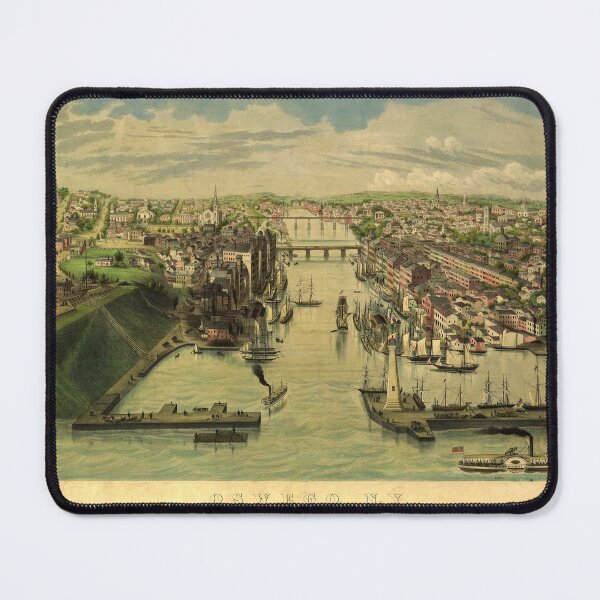 Item preview, Oswego, New York (1855) designed and sold by allhistory.
