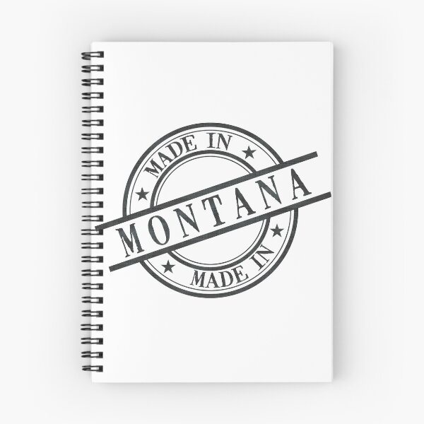 Item preview, Made In Montana Stamp Style Logo Symbol Black designed and sold by surgedesigns.