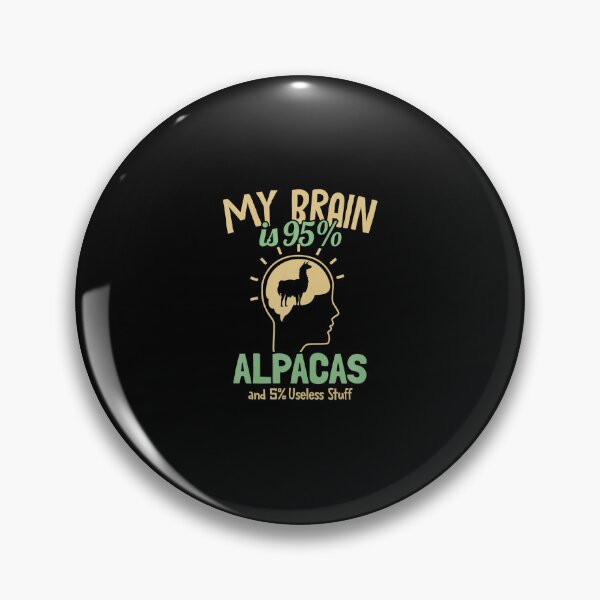 Item preview, My Brain is 95 Alpacas Guanaco Llama Vicuna Breeder Alpaca designed and sold by JesperDogan.