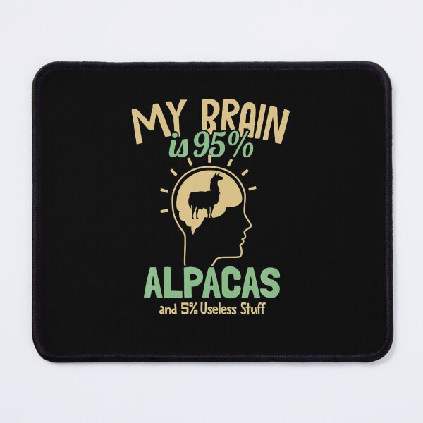 Item preview, My Brain is 95 Alpacas Guanaco Llama Vicuna Breeder Alpaca designed and sold by JesperDogan.