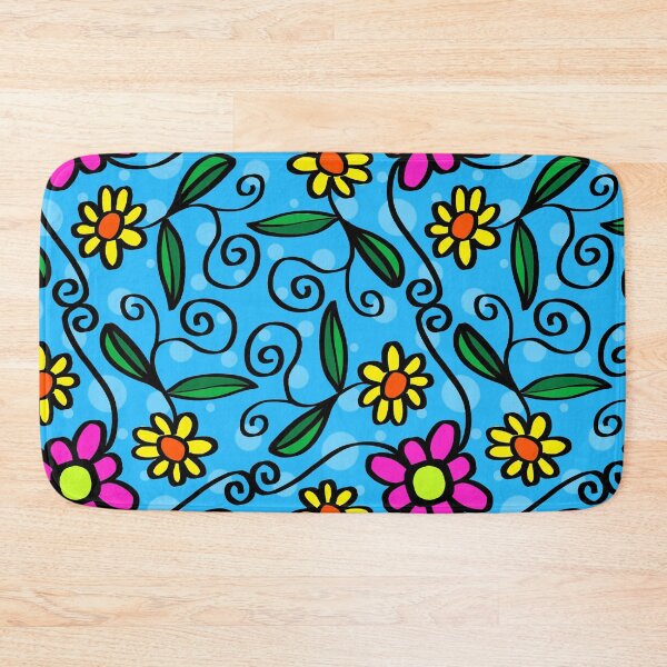 Item preview, Funny Colorful Modern Art Abstract Hearts and Flowers designed and sold by Aurorapod.