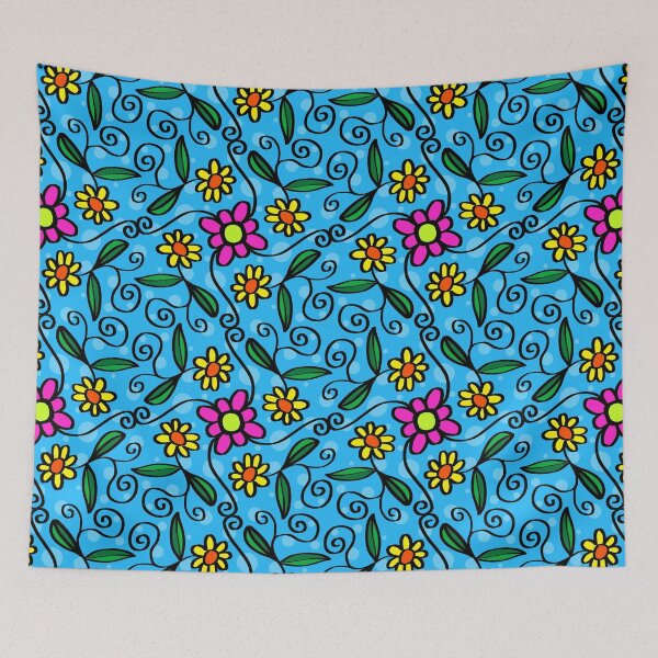 Item preview, Funny Colorful Modern Art Abstract Hearts and Flowers designed and sold by Aurorapod.