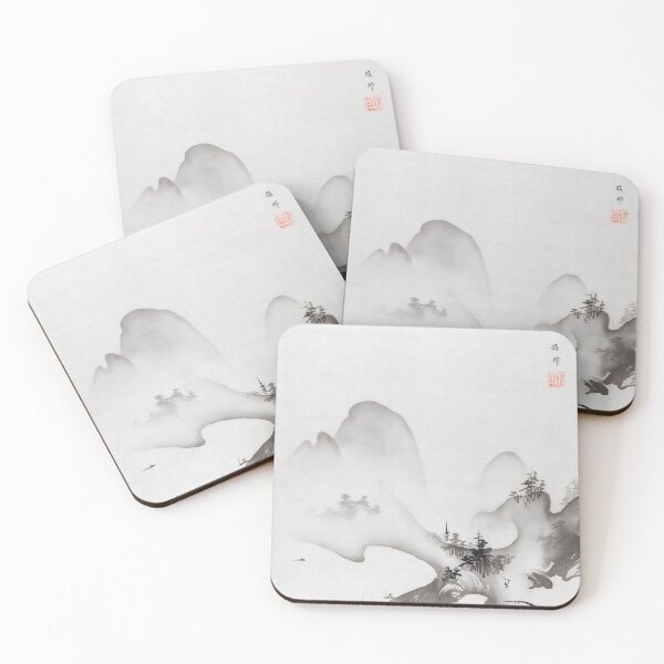 Item preview, Lake and Mountains Japanese Art designed and sold by Nata Designs.