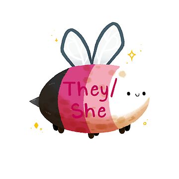 Vorschaubild zum Design Trans Fem she/they Bee von Smoltsuki