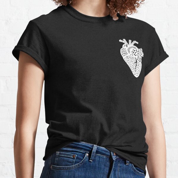 Item preview, Simple Heart - White Print designed and sold by light-and-paper.