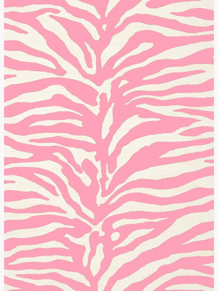 Pink Zebra Print | Art Board Print
