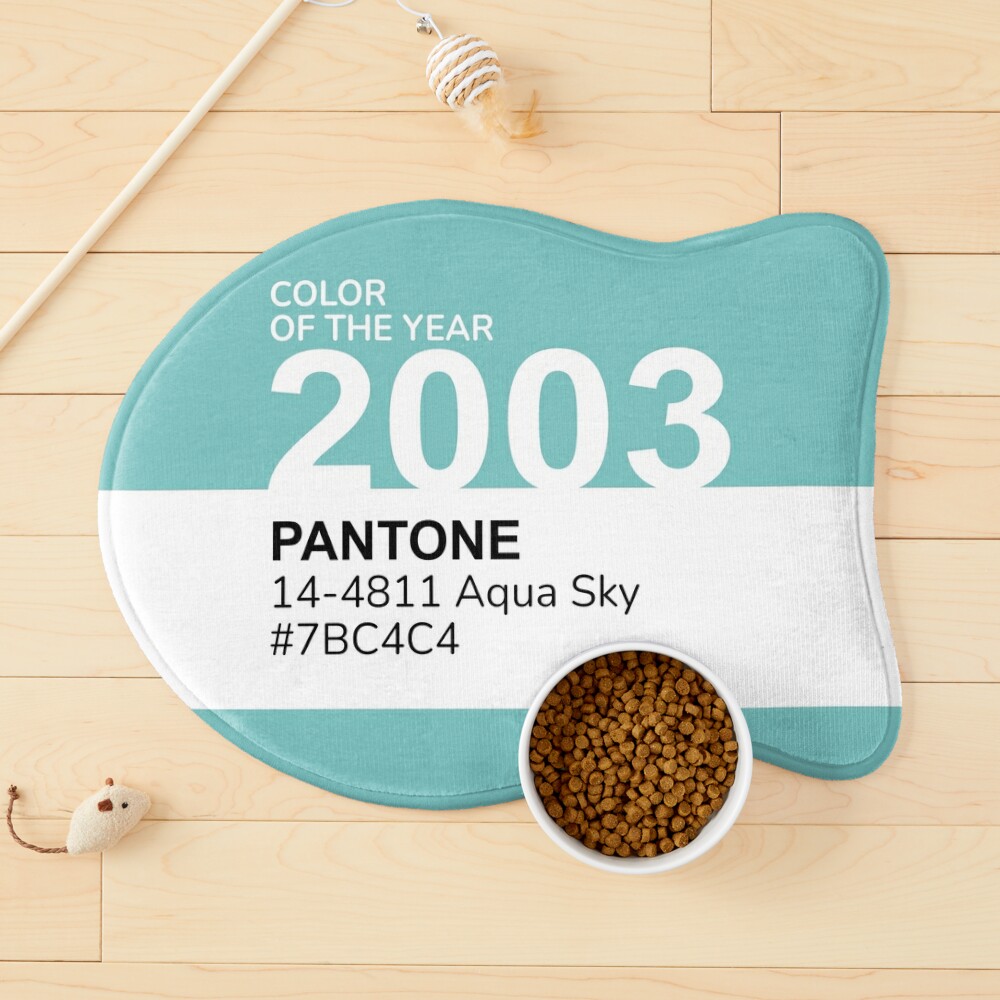 Color of the Year 2003 Aqua Sky 14-4811 Graphic by fashiontelligent ·  Creative Fabrica