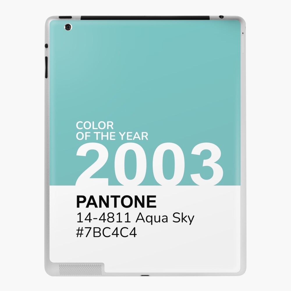 Pantone Colour of the Year 2003 Aqua Sky