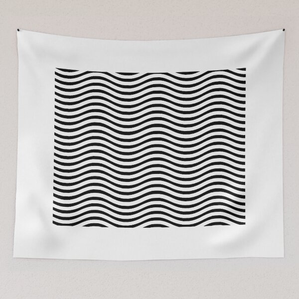 Item preview, Abstract wavy, waving, billowy and undulating lines, stripes designed and sold by paolboa.