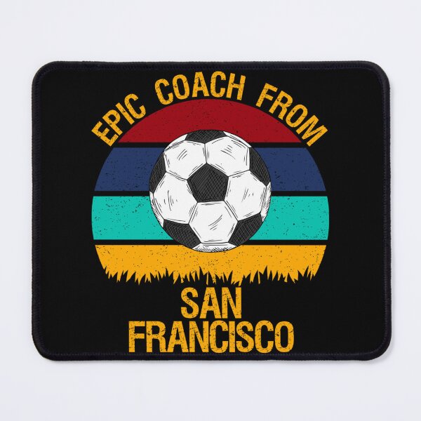 Item preview, Epic Coach From San Francisco Vintage Soccer Sticker designed and sold by monica45je.