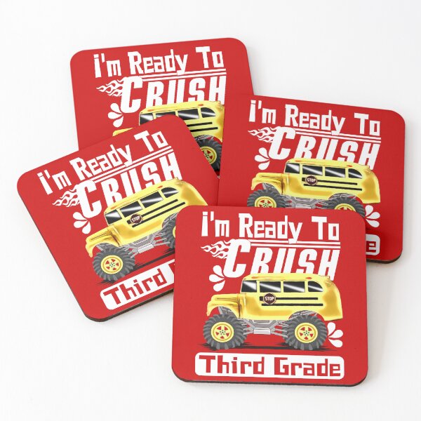 Item preview, Back To School Bus I'm Ready To Crush Third Grade designed and sold by CharJens.