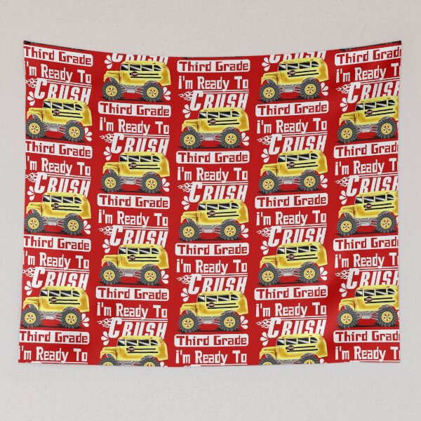 Item preview, Back To School Bus I'm Ready To Crush Third Grade designed and sold by CharJens.