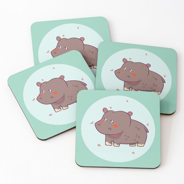 Item preview, Chubby Cute Hippo designed and sold by cutieotter.