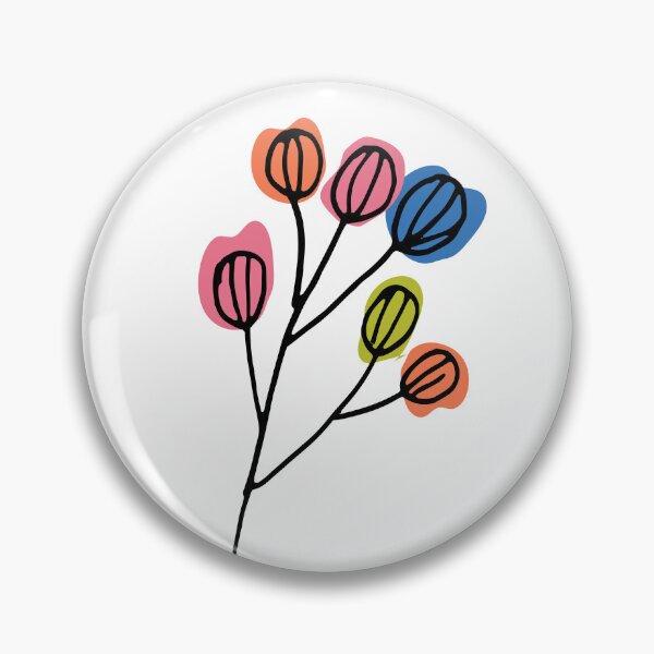 Item preview, Summer fresh colorful floral pattern designed and sold by Paintit-black.
