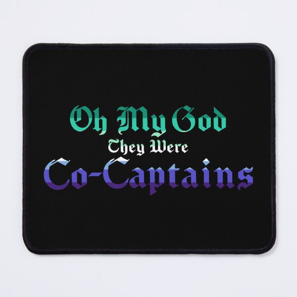 Item preview, Oh My God They Were Co-Captains (MLM Flag) designed and sold by MicroGalaxies.