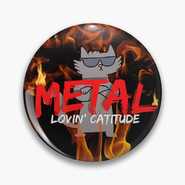 Item preview, Metal Cat designed and sold by GeekGasmMerch.