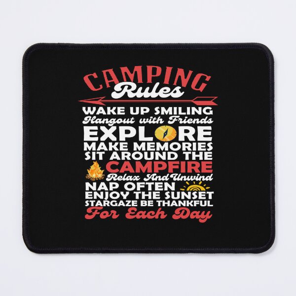 Item preview, Camping Camper 11 Must Follow Camping Rules designed and sold by fantasticdesign.