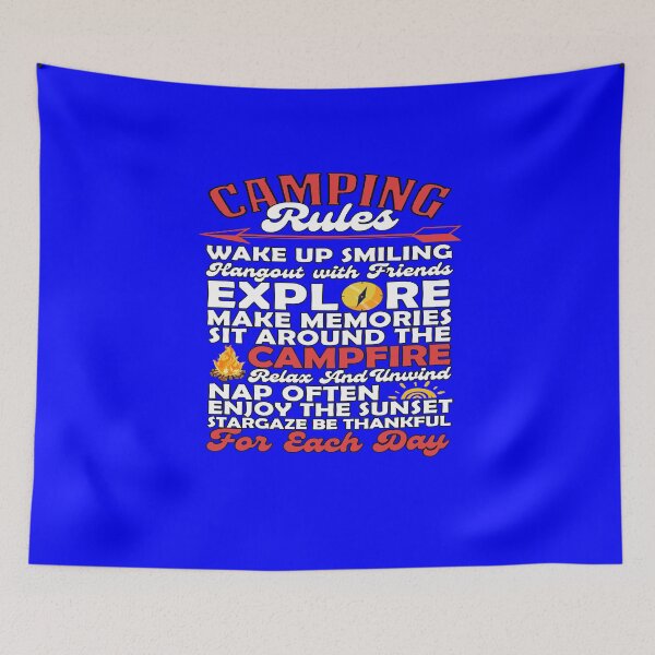Item preview, Camping Camper 11 Must Follow Camping Rules designed and sold by fantasticdesign.
