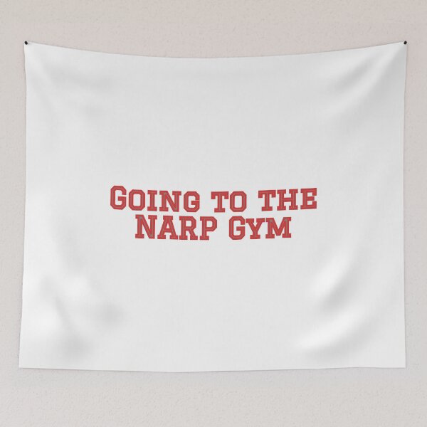 Item preview, NARP Gym red designed and sold by cmd-art.