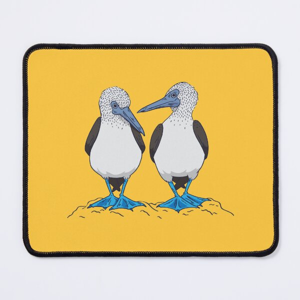 Item preview, Adorable Duo Blue Footed Booby Exotic Birds In Galapagos designed and sold by KaylaStudio.