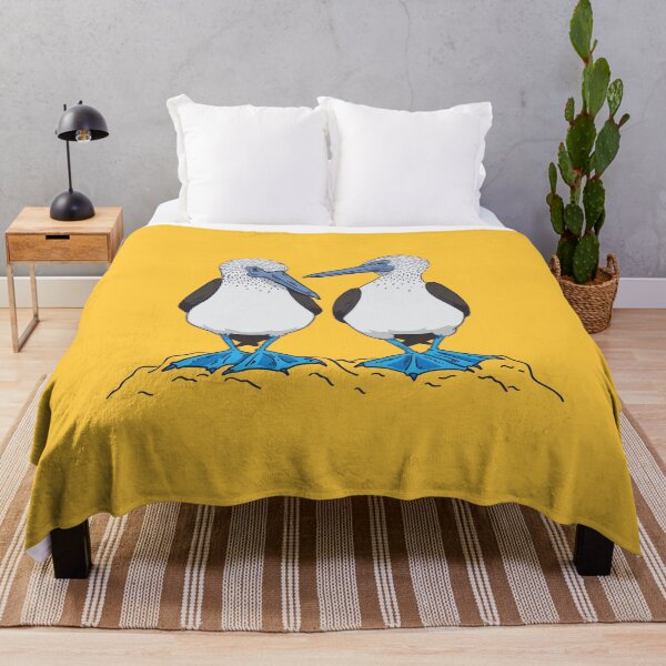 Item preview, Adorable Duo Blue Footed Booby Exotic Birds In Galapagos designed and sold by KaylaStudio.