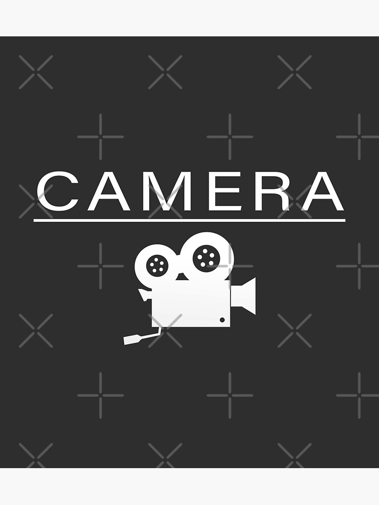 "Camera Film Crew Logo" Poster for Sale by McKeeverDesigns Redbubble