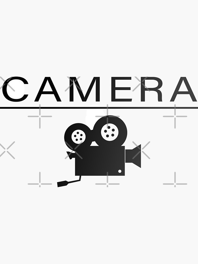 "Camera Film Crew Logo" Sticker for Sale by McKeeverDesigns Redbubble