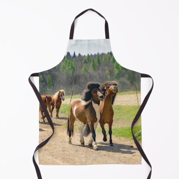 Item preview, Icelandic horses on the way back to the stable - horsephotography designed and sold by MarionsArt.