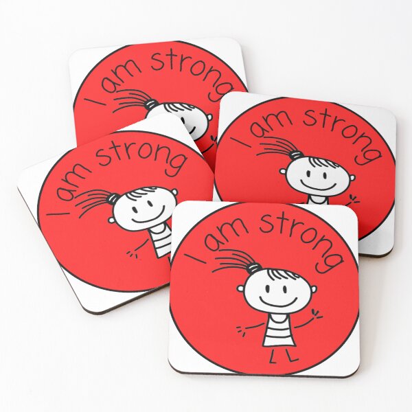Item preview, I am strong Positive Affirmation Self Talk positivity designed and sold by cathyzoeller.