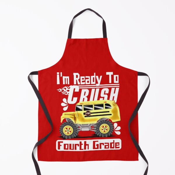 Item preview, Back To School Bus I'm Ready To Crush Fourth Grade designed and sold by CharJens.