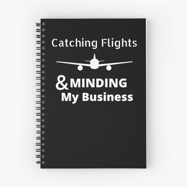 Item preview, catching flights and minding my business designed and sold by Allentee.