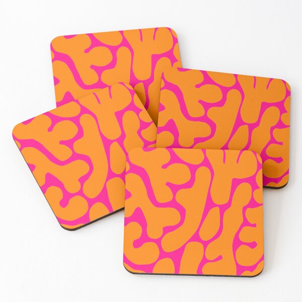 Item preview, Preppy Coral Reefs Pattern in Pink and Orange designed and sold by Deutschic.