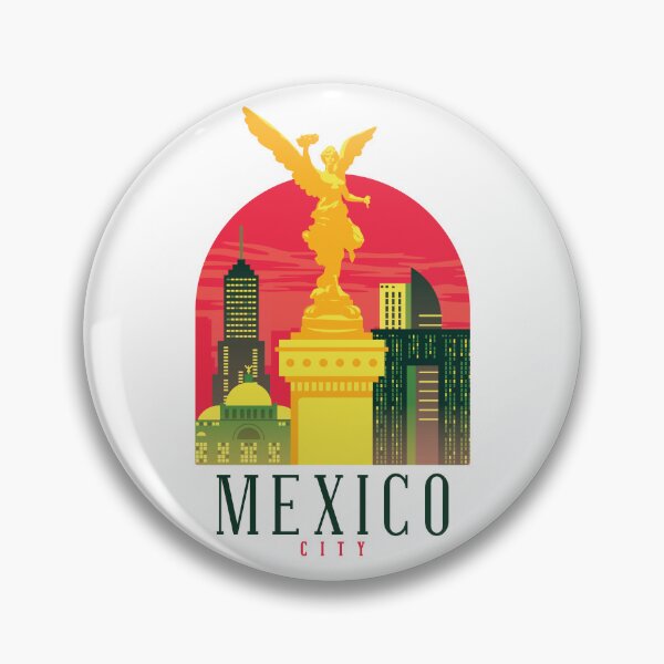 Artikelvorschau, Skyline von Mexiko-Stadt CDMX entworfen und verkauft von Hoiho Adventure Shirts.